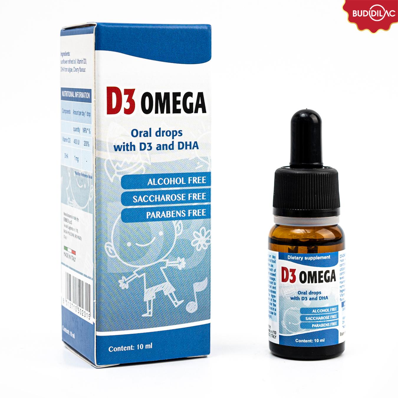 Siro d3 omega - Giúp trẻ phát triển chiều cao và trí não
