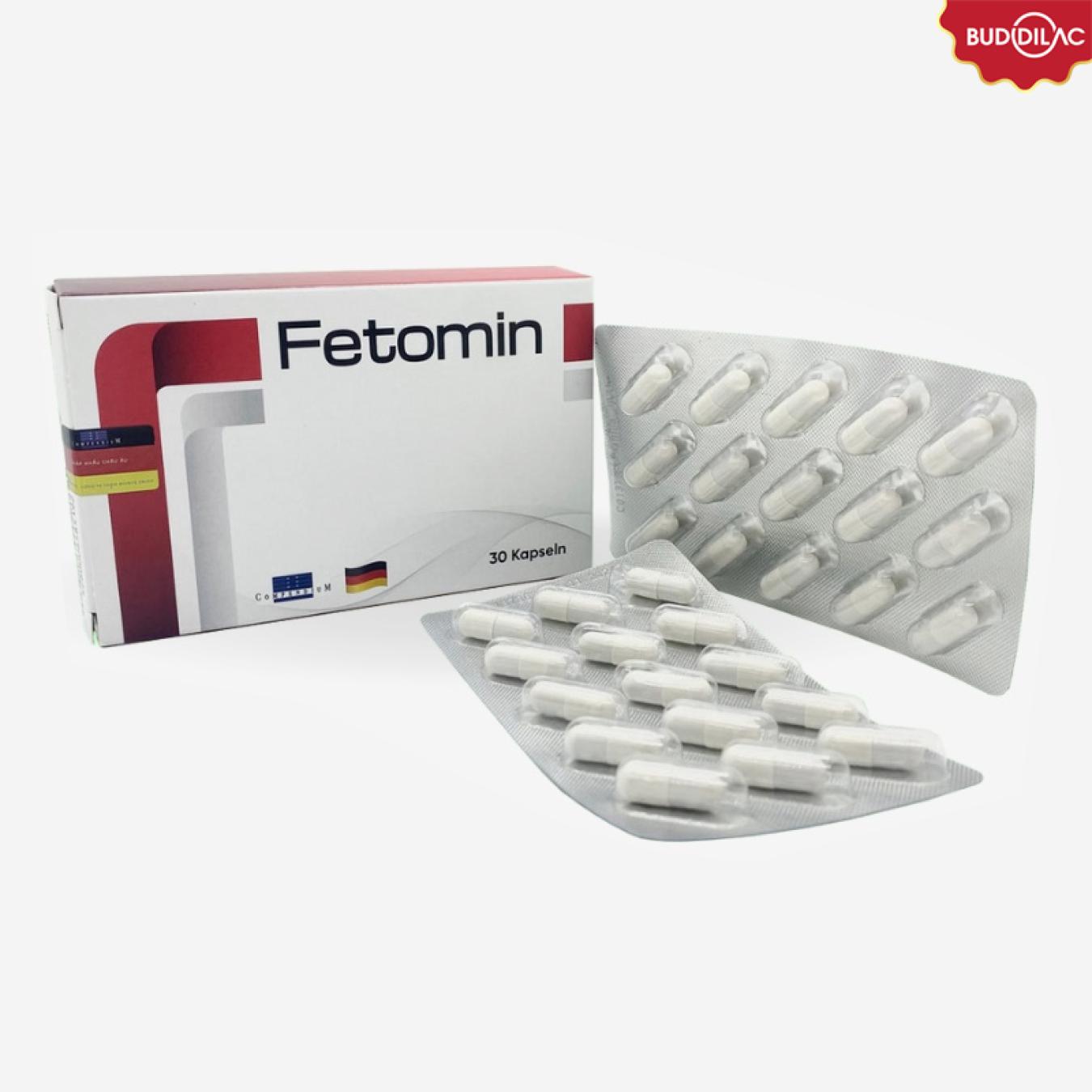 Fetomin - Hỗ trợ bổ sung sắt, chất hữu cơ cho bà bầu