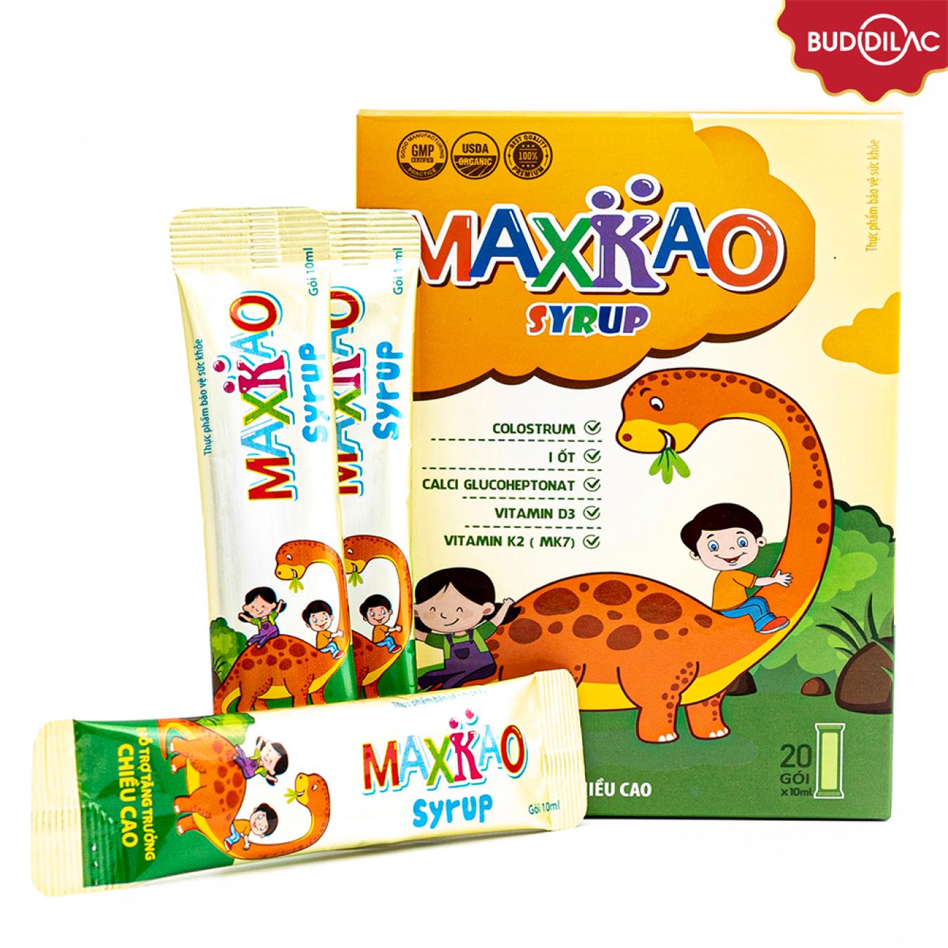 Maxkao Syrup - Hỗ trợ trẻ tăng chiều cao