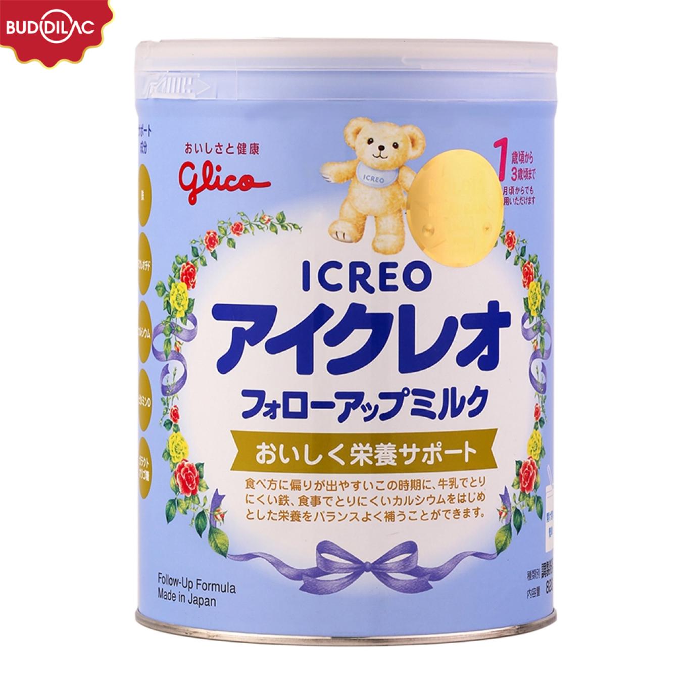 Glico Icreo Follow Up Milk số 1 820g (1 - 3 tuổi
