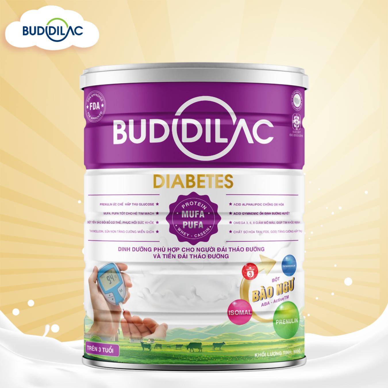 Buddiac diabetes - Sữa dành cho người tiểu đường