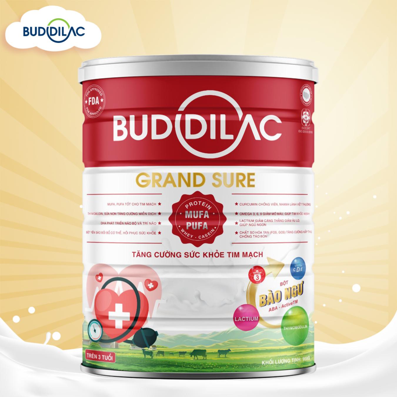 Buddilac Grand Sure - Sữa tăng cường sức khỏe tim mạch