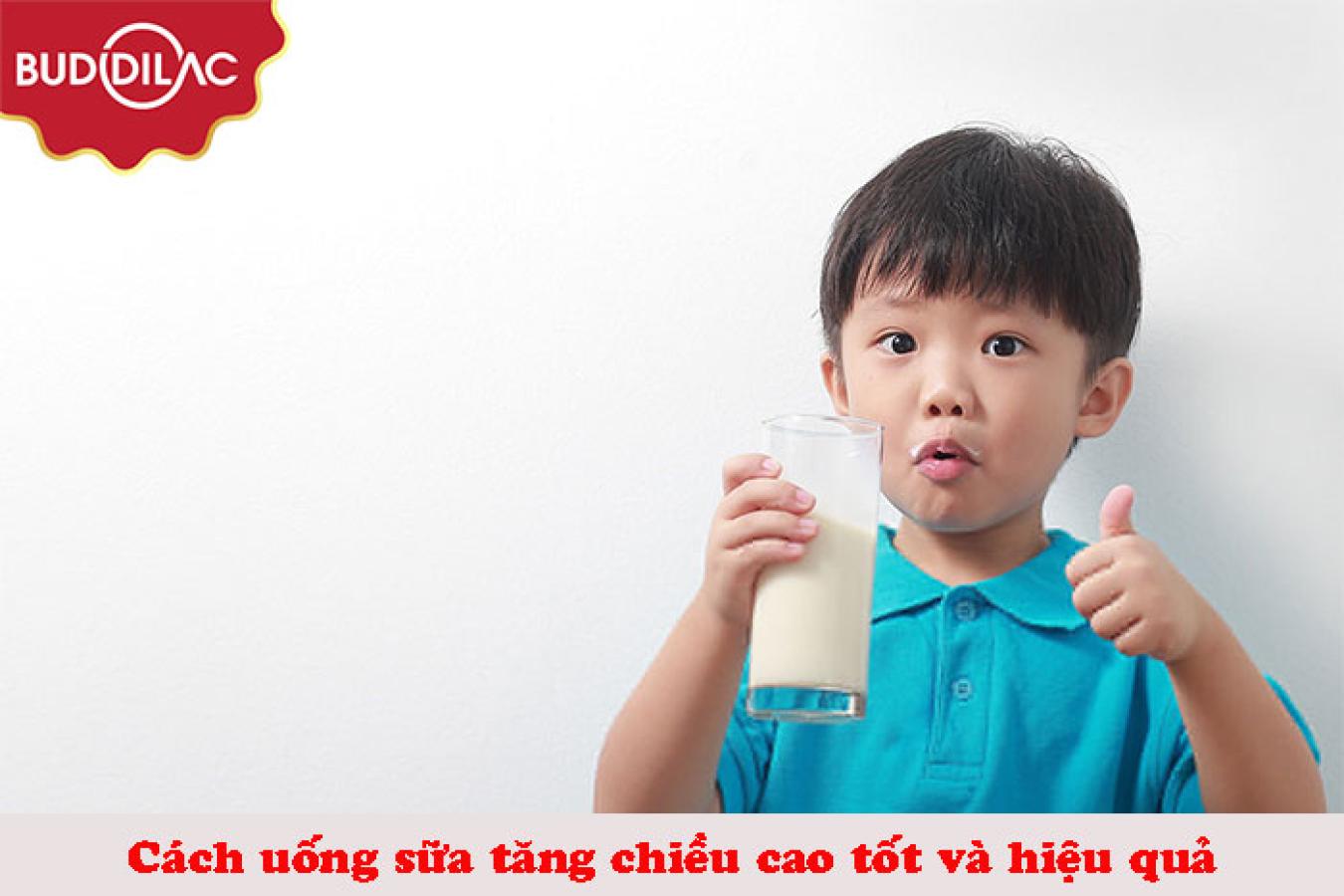 Cách uống sữa tăng chiều cao tốt và hiệu quả cho bé