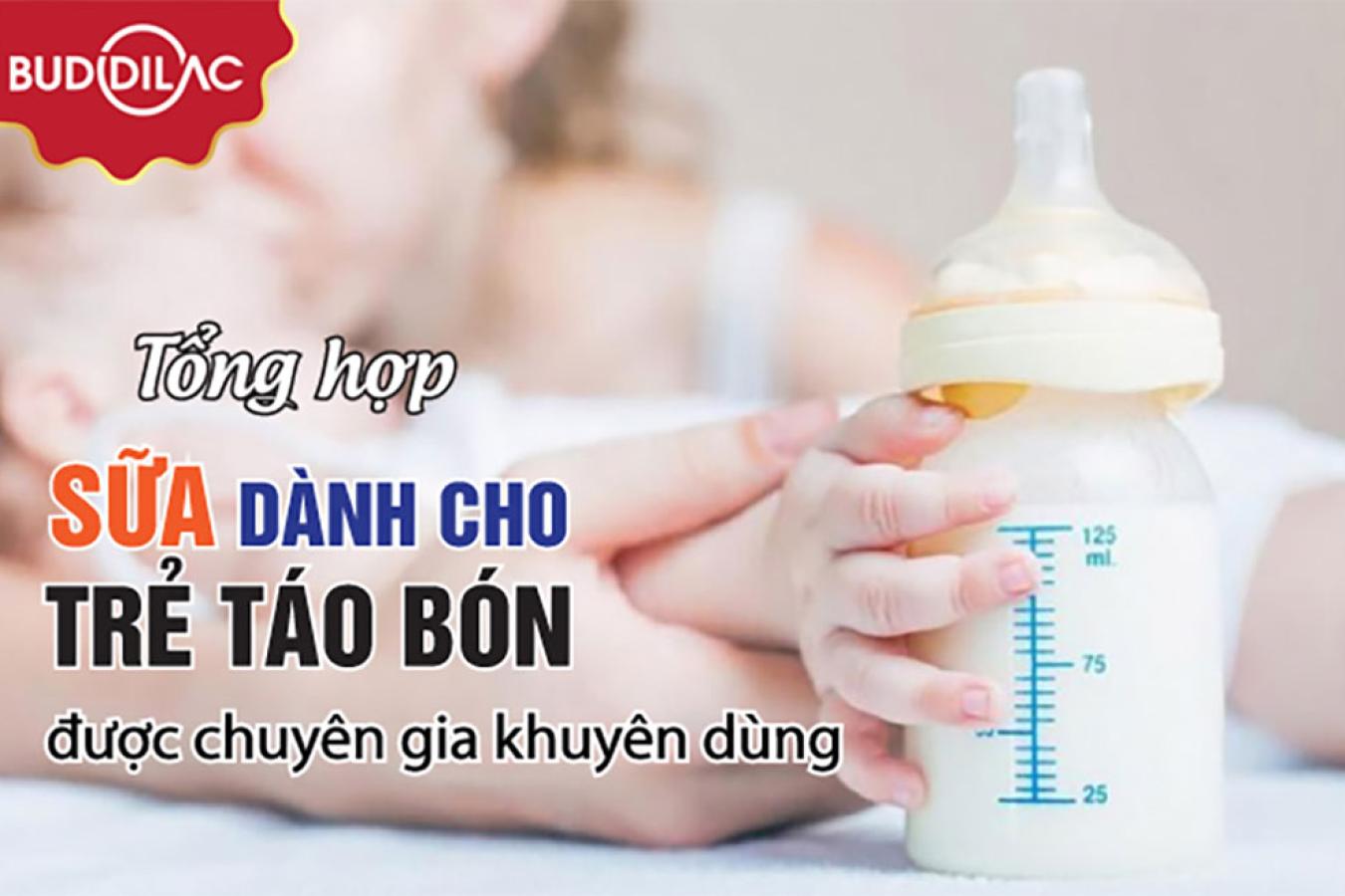 Top 5 dòng sữa dành cho trẻ bị táo bón được tin dùng nhất 
